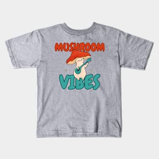 Cute Mushroom Mushrooms shrooms Kids T-Shirt